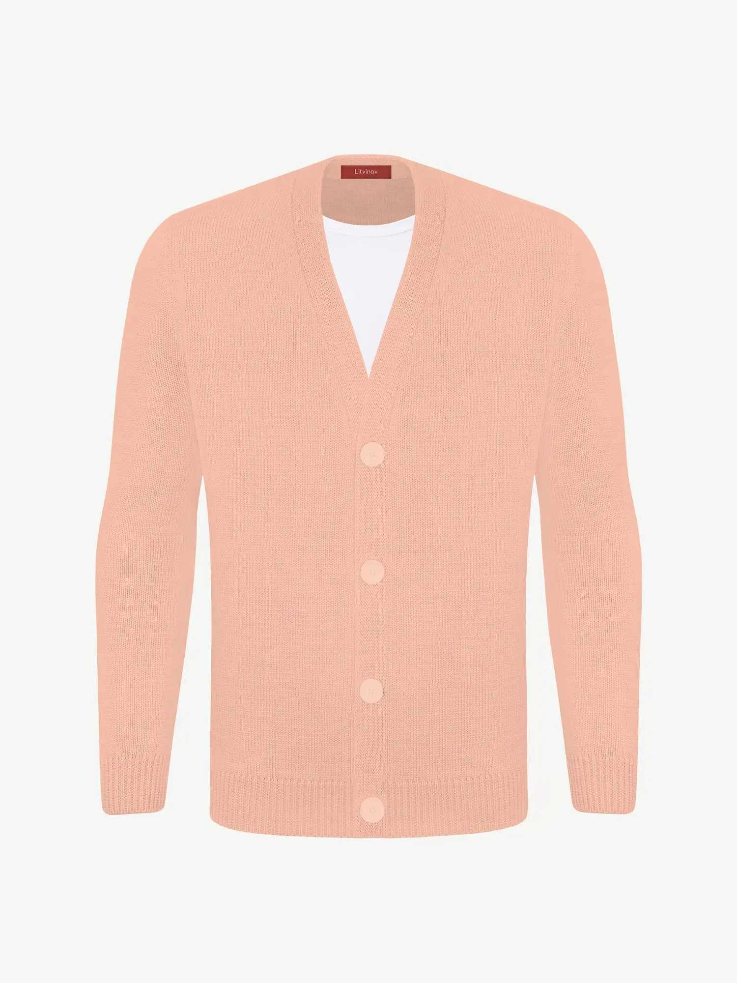 Кардиган с пуговицами из экохлопка