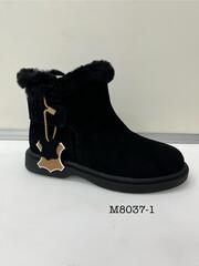 Ботинки зима нат. замша по 8 пар (36-41)р./ M8037-1