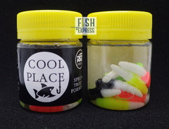 COOL PLACE ЛИЧИНКА(ЗИМА)FLOATING STRETCH цвет MIX 2(двухцветный) 28мм/12шт в банке