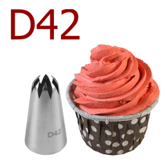 Насадка кондитерская № D42, Китай