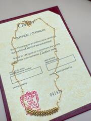 Колье CLASH - шипы в качестве VGOLD с подвеской