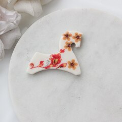 Подвеска Лошадка, хохлома, 35*30 мм, S018