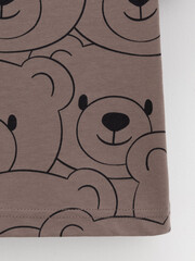 фуфайка  для мальчика  КР 302537/бразильский дуб,мишка к654