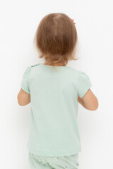 фуфайка  для девочки  КР 302702/пастельно-зеленый к543