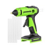 Пистолет клеевой Greenworks G24GLG 24V аккумуляторный, без АКБ и ЗУ