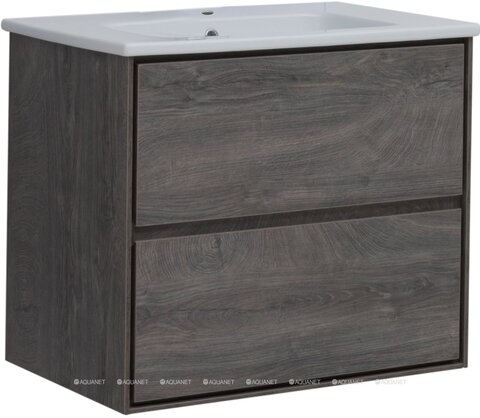 Aquanet 269297 Тумба Милан 80 Дуб Серый (269297)
