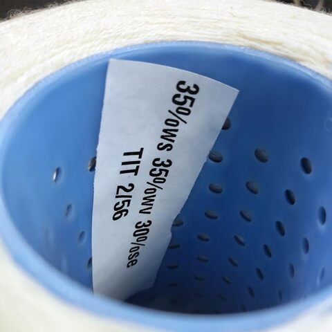 Кашемир (35%) с шелком (30%) и мериносом 2/56 белый натуральный