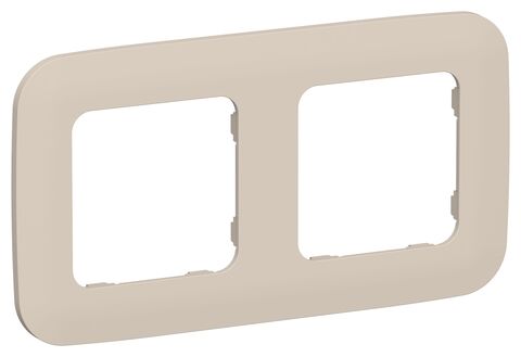 FLITE Рамка 2-мест. РУ-2-А-ФлЛ льн. IEK