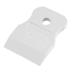 Шпатель резиновый белый, 40мм, 85831