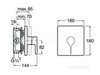 INSIGNIA Смеситель для душа скрытого монтажа (для установки с RocaBox A525869403) Roca 5A2B3AC00