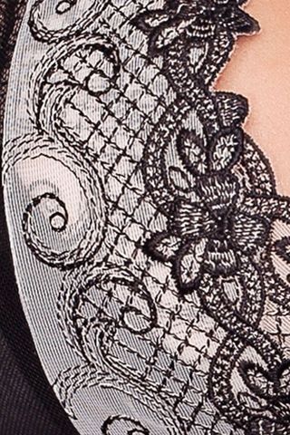 Комплект большого размера Brasiliana Pegnoir Black Passion Size Plus