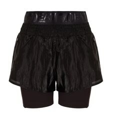 Женские теннисные шорты EA7 Woman Woven Shorts - black