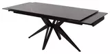 фото 6 Стол FORIO 160 MATT BLACK MARBLE SOLID CERAMIC / BLACK, DISAUR на profcook.ru