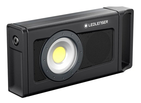 Фонарь универсальный Led Lenser IF4R Music, чёрный, светодиодный, 21700x2 (502172)