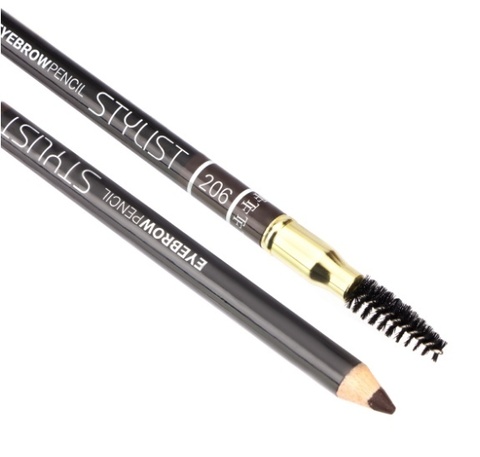 TF Карандаш для бровей EYEBROW PENCIL STYLIST CW-214 тон 206 мягкий чёрный