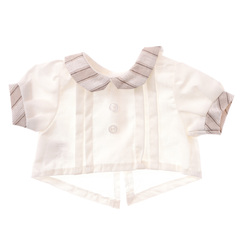 Munecas Antonio Juan Одежда для кукол и пупсов 40 - 45 см, кофта с воротником, шорты в полоску, шапка (91042-40)