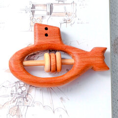 Погремушка - грызунок Подводная лодка Леснушки