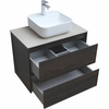 Aquanet 287895 Компл.2 - Тумба Nova Lite 75 2 ящ. цв. дуб черный (287895)