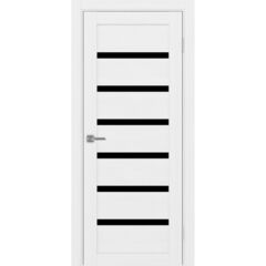 Купить Межкомнатная дверь экошпон Турин 507.12 белый лёд остеклённая