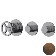 Remer CH98D2PWBBR Смеситель для душа Remer Chrono CH98D2PWBBR, бронза масляная фото