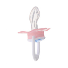 Пустышка PreVent БАБОЧКА, 6-12 месяцев, с крышкой, для девочек (стандарт)