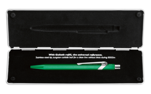 Ручка шариковая Caran d'Ache 849 Office Pop Line Metallic Green (849.712)