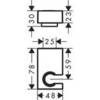 HG Porter E Душевой держатель, мб Hansgrohe 28387700