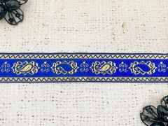 Тесьма жаккард, ш. 2,4 см.