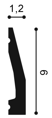 Плинтус SX159