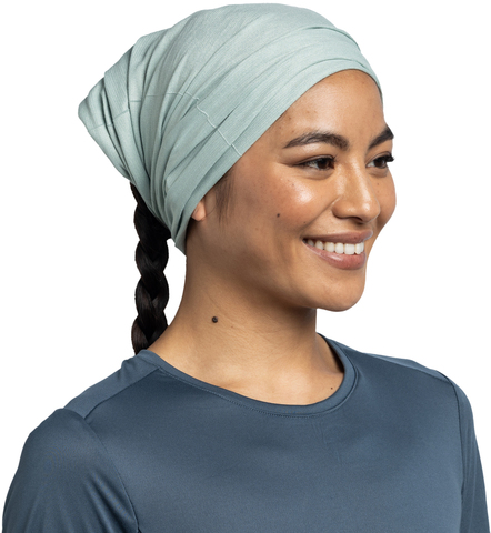 Картинка бандана-труба Buff CoolNet Insect Shield Seagrove Green - 4