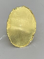 Sole (кольцо из серебра с позолотой)