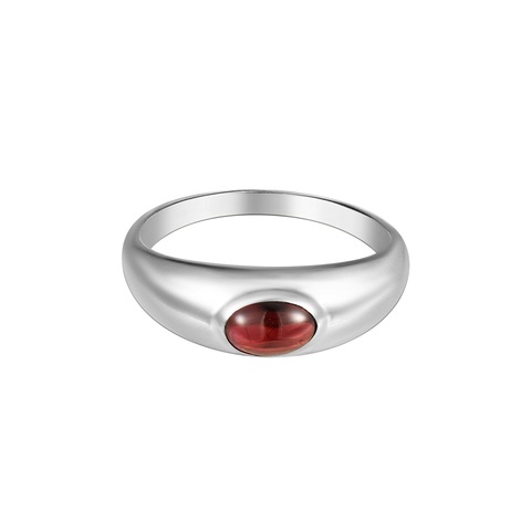 OTHER OBJECTS Кольцо Minimal (гранат)