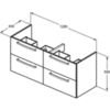 Тумба под раковину 120 см Ideal Standard Tempo E0539OS