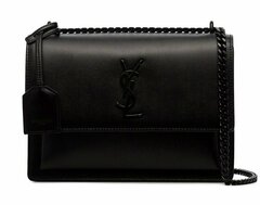 Женская сумка Saint Laurent Sunset Monogram Medium черный