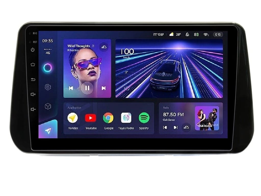 Магнитола Teyes CC3 для Hyundai Santa Fe (2021+) Android 10 модель  CC3(HY-279) в CarraBass.ru