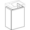 Шкафчик для раковины Geberit Xeno², с одной дверью: B=38см, H=52.5см, T=26.5см, Белый / Высокоглянцевое покрытие