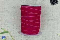 Лента бархатная, ш. 2 см, фуксия