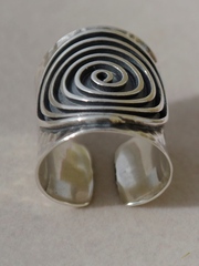 Наутилус ( кольцо из серебра)