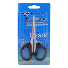 Ножницы канцелярские Basir стальные, 14*6.75 см, чёрные