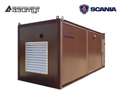 Дизельный генератор Азимут АД-500С-Т400-1РНМ22 Scania в контейнере