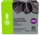 Картридж струйный Cactus CS-LC569XLBK 569XL черный (58мл) для Brother MFC-J3520/J3720InkBenefit