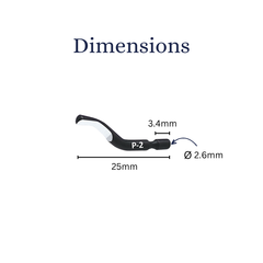 Лезвие для фаскоснимателя d.2,6мм P-2 HSS CP GRATEX 11020
