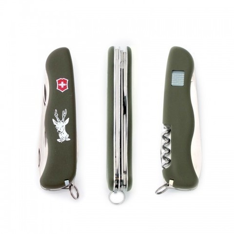 Нож складной Victorinox Hunter, 111 mm, Green (0.8873.4)