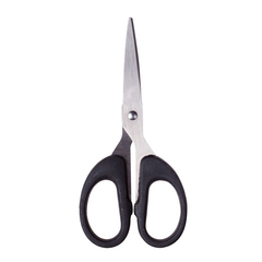 Ножницы канцелярские Basir стальные, 14*6.75 см, чёрные