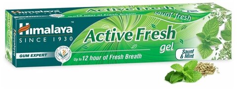 ACTIVE FRESH Gel, Himalaya (Зубной гель АКТИВ ФРЕШ, фенхель и мята, Хималая), 80 г.