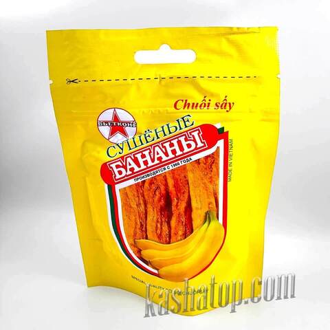 Бананы сушеные, 1000г (10 упаковок по 100г)