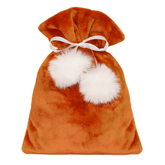 БУМБОНЧИКИ 800г КОРИЧНЕВЫЙ МЕШОЧЕК ИЗ МЕХА