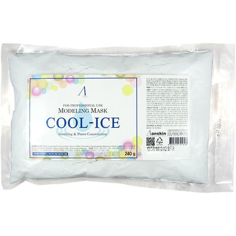 Anskin Cool-Ice Modeling Mask маска альгинатная с охлаждающим и успокаивающим эффектом (пакет)