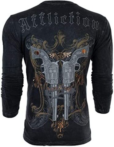 Affliction | Футболка лонгслив мужская Dead Or Alive A2095I спина