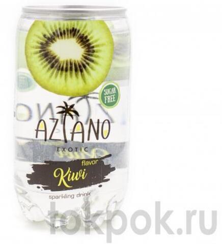 Газированный напиток со вкусом киви Aziano Kiwi Fruit Sparkling Dring, 350 мл